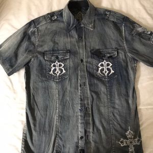 Short Sleeve Button-Down